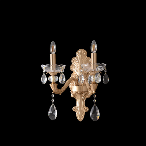 Бра Crystal Lux ELIZABETH AP2 BRASS фото 2